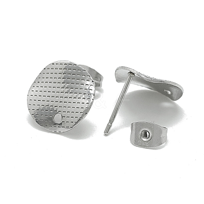 Non-Tarnish 304 Stainless Steel Stud Earring Findings LS-STAS-Q225-06A-1