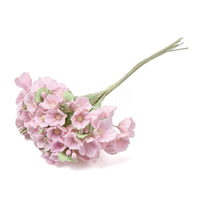 Cloth & Paper & Iron Artificial Mini Flower Bouquet for DIY Crafts FB-CBA59DF-02I-1