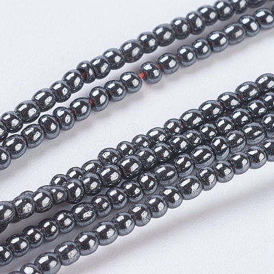 Non-Magnetic Synthetic Hematite Beads X-G-H1074-1-1