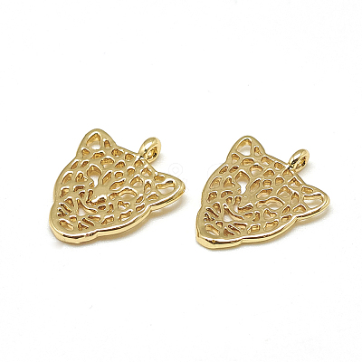 Brass Charms X-KK-T032-057G-1
