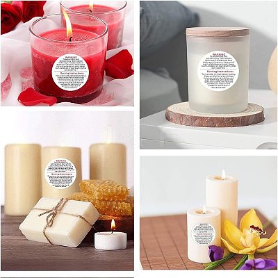 Coated Paper Label Stickers DIY-PH0013-13-1