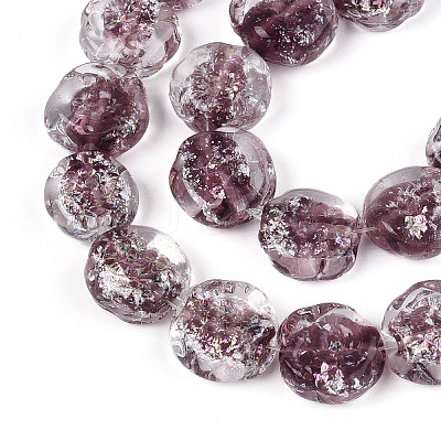 Handmade Lampwork Beads Strands LAMP-N028-04D-1