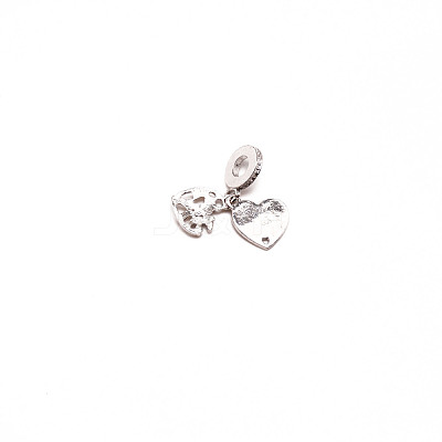 Alloy European Dangle Charms ENAM-WH0059-10P-1