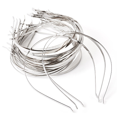 30Pcs 3 Styles Hair Accessories Iron Hair Band Findings OHAR-TA0001-08A-1