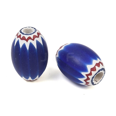 Handmade Millefiori Glass Beads GL-CBAAE72-01B-08-1