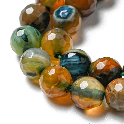 Natural Agate Beads Strands G-C082-A01-04-1