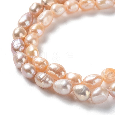 Natural Cultured Freshwater Pearl Beads Strands PEAR-Z002-32-1