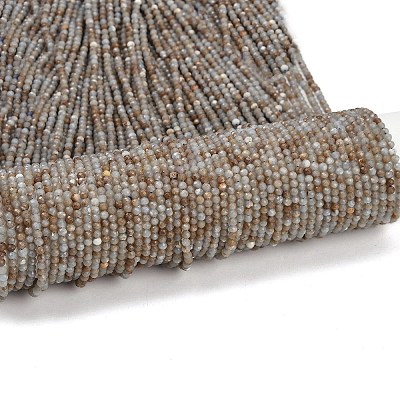 Natural Angelite Beads Strands G-RM2025-B36-3mm-1