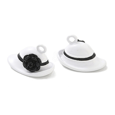 Spray Paint Alloy Pendants ENAM-K076-34B-1