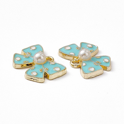 Alloy Enamel Pendants PALLOY-P287-05LG-1