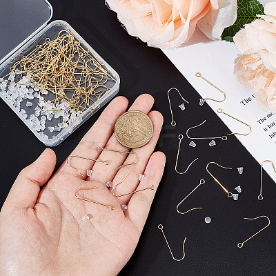 80Pcs 316 Surgical Stainless Steel Earring Hooks STAS-UN0047-66-1