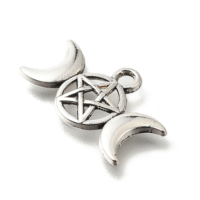 Tibetan Style Alloy Charms FIND-G078-16AS-1