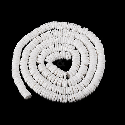 2 Strands Natural White Shell Beads Strands BSHE-TA0001-38-1