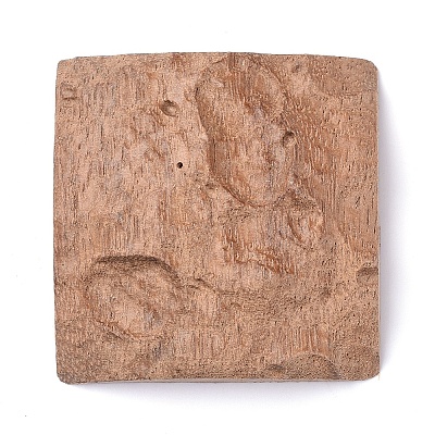 Unfinished Sandalwood Imitation Planet Surface Stuff DIY-E030-01-1