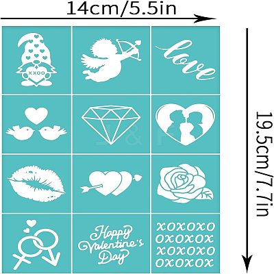 Self-Adhesive Silk Screen Printing Stencil DIY-WH0337-046-1