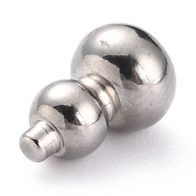 Non-Tarnish 304 Stainless Steel Beads X-STAS-B011-05B-P-1