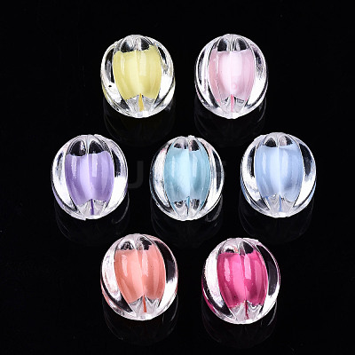 Transparent Acrylic Beads X-TACR-N011-005A-01-1