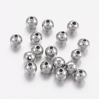 Non-Tarnish Stainless Steel Beads LS-X-STAS-R033-4mm-1