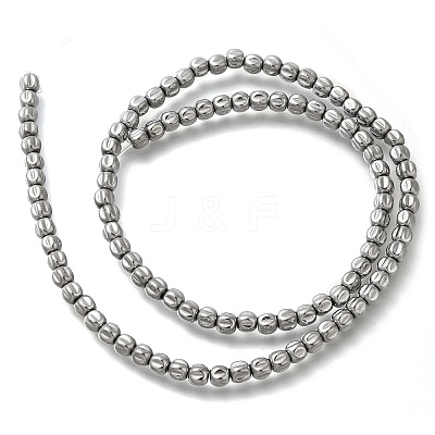 Electroplated Synthetic Non-magnetic Hematite Beads Strands G-C154-A01-01K-1