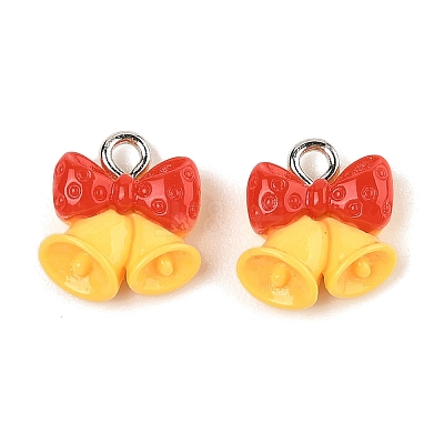 Christmas Theme Opaque Resin Pendants RESI-S08-02F-1
