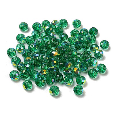 Electroplate Glass Beads EGLA-Z004-01A-08-1