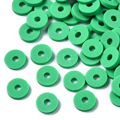 Handmade Polymer Clay Beads CLAY-R067-6.0mm-B06-1
