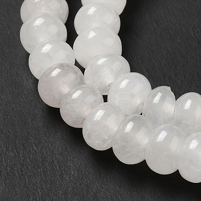 Natural White Jade Beads Strands G-D481-17B-1