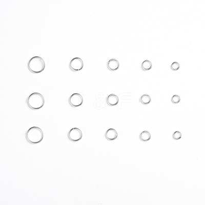 Brass Open Jump Rings KK-JQ0001-01S-1