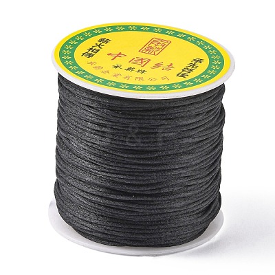 Nylon Satin Rattail Cords NWIR-R025-1.0mm-900-1