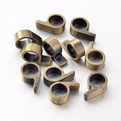 Whistle Alloy Beads PALLOY-E419-08AB-1