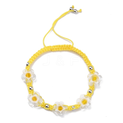 Adjustable Nylon Thread Braided Bead Bracelets Sets BJEW-JB05959-1