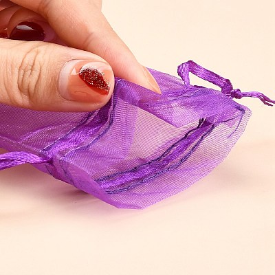 Organza Gift Bags with Drawstring X-OP-R016-7x9cm-20-1