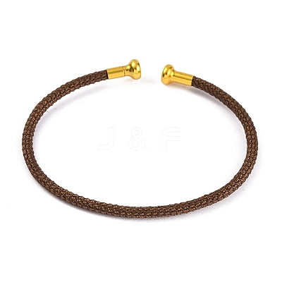 Braided Carbon Steel Wire Bracelet Making MAK-A017-B42-1