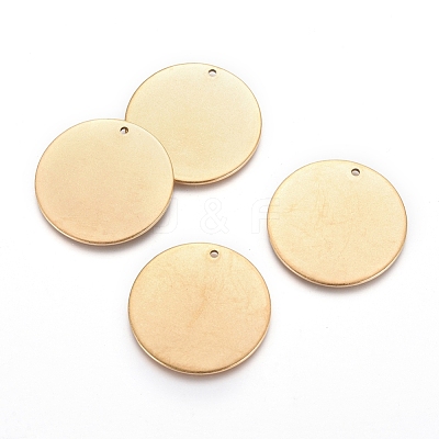 Ion Plating(IP) 304 Stainless Steel Pendants EJEW-L238-01B-G-1