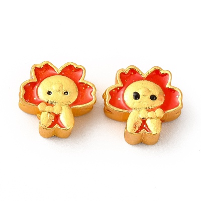 Alloy Enamel Beads ENAM-M048-13MG-A-1