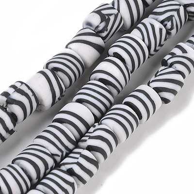 Handmade Polymer Clay Beads Strand CLAY-Z002-01K-1
