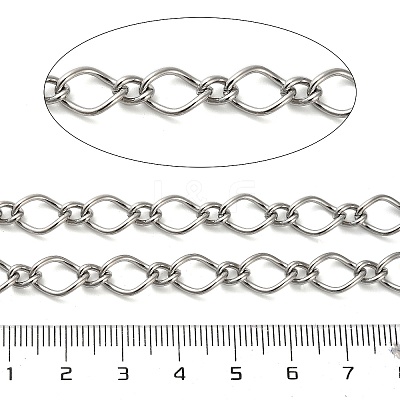 304 Stainless Steel Figaro Chains CHS-A016-74P-A-1