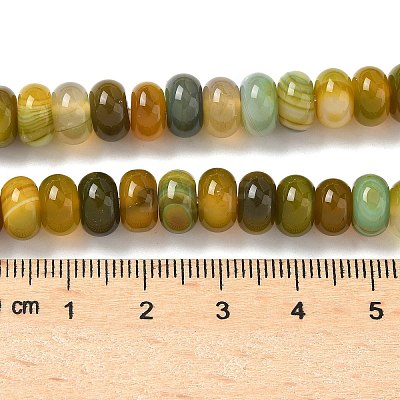Natural Banded Agate Beads Strands G-F790-I01-01S-1