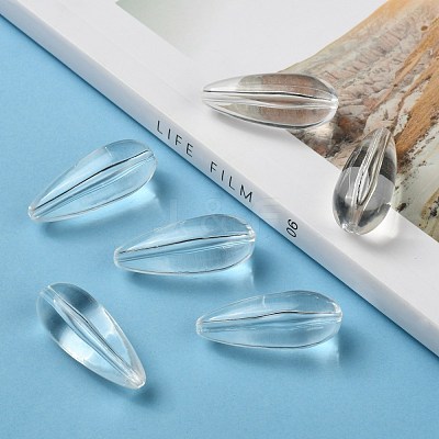Transparent Acrylic Beads X-PL6315Y-1