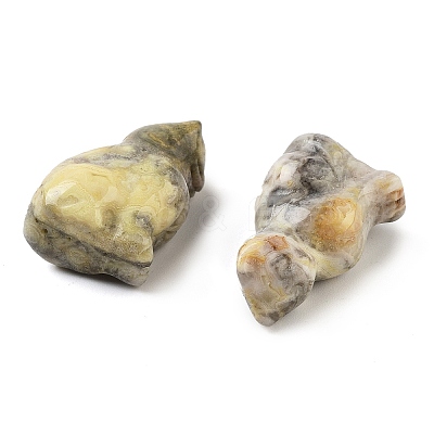Natural Crazy AgateCarved Figurines DJEW-L023-B05-1