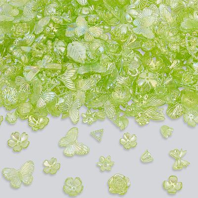 200g Transparent Acrylic Beads OACR-SP0001-86D-1