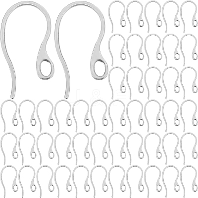 120Pcs 304 Stainless Steel Earring Hooks STAS-BBC0004-28-1