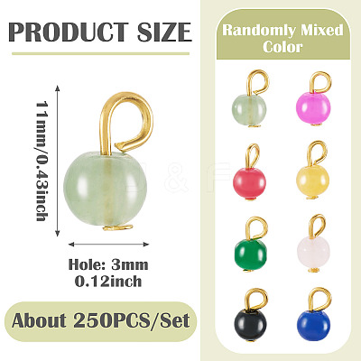 Glass Round Pendants PALLOY-TADJ00001-01-1