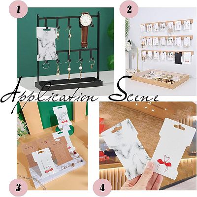 Cardboard Paper Hair Clip Display Cards CDIS-NB0001-12-1