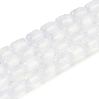 Natural Selenite Beads Strands G-F750-09-1