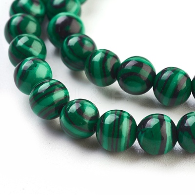 Synthetic Malachite Beads Strands TURQ-N006-23-1