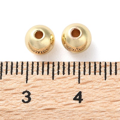 Rack Plating Brass Spacer Beads KKB-I709-03F-G01-1