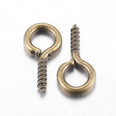 Iron Screw Eye Pin Peg Bails X-IFIN-R211-02AB-1