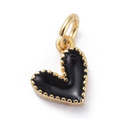 Enamel Charms KK-G363-54G-03-1