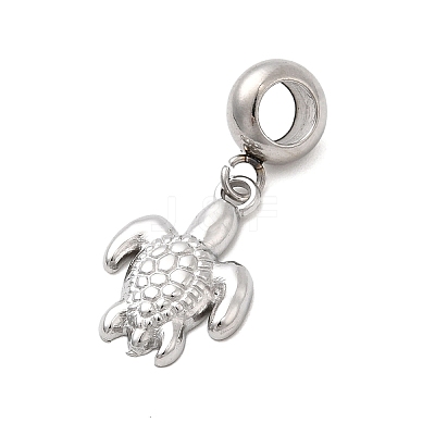 304 Stainless Steel Sea Animal European Dangle Charms LS-STAS-D153-04A-P-1